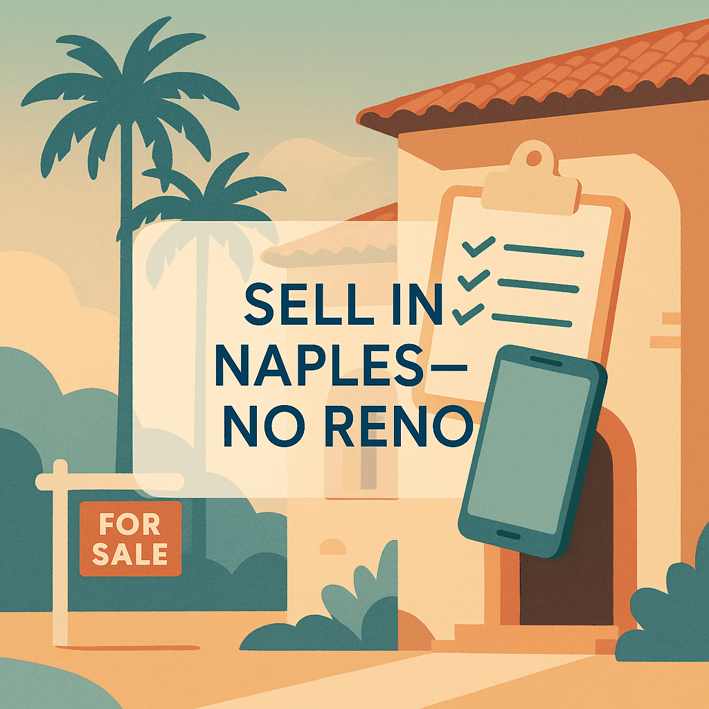 Selling in Naples Without Renovating: What Actually Works