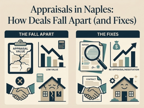 Appraisals in Naples How Deals Fall Apart and Fixes - 1% Commission - Realty of Naples FL