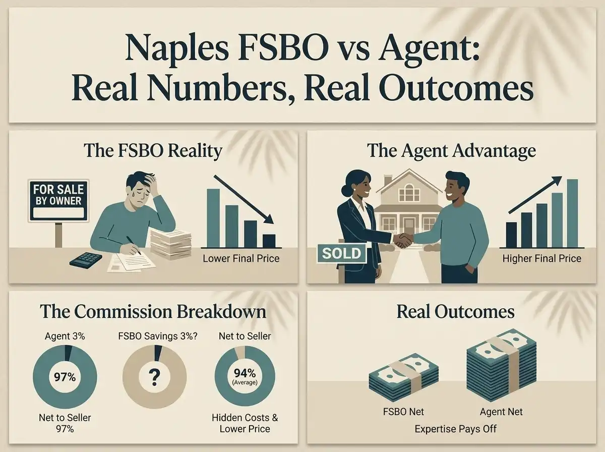 Naples FSBO vs Agent: Real Numbers, Real Outcomes