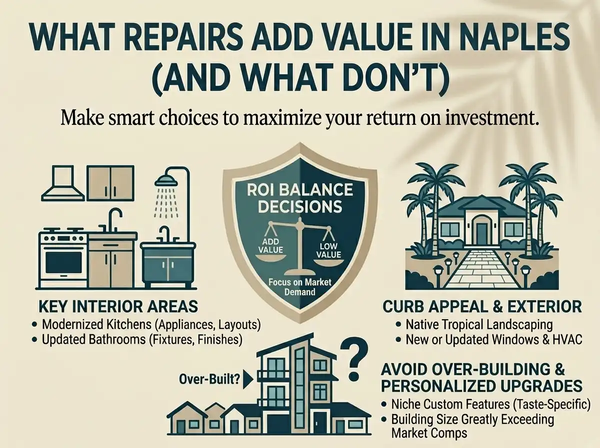 What Repairs Add Value in Naples (And What Don’t)