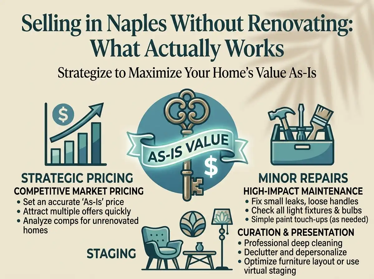 Selling in Naples Without Renovating: What Actually Works